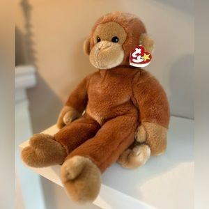 TY Beanie Buddies Bongo the Monkey​​​​​​